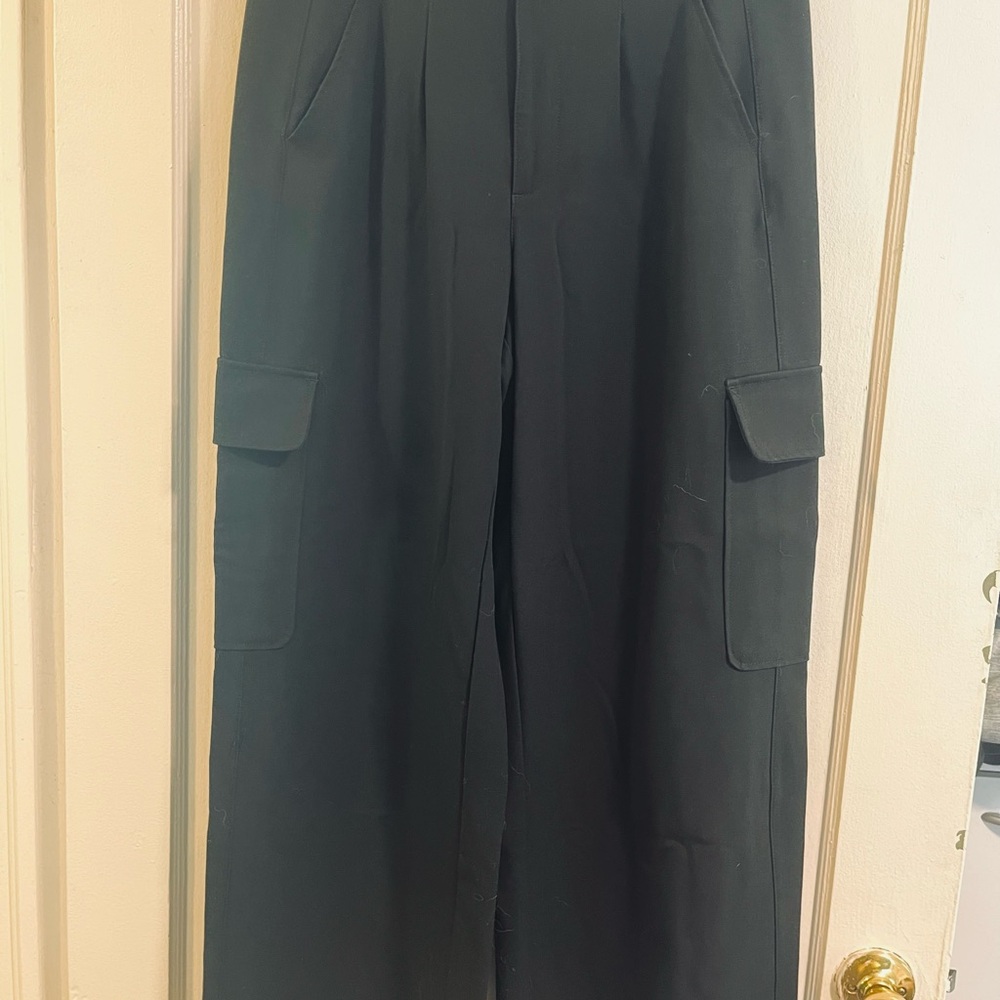 Wit & Wisdom Black Cargo Trousers
